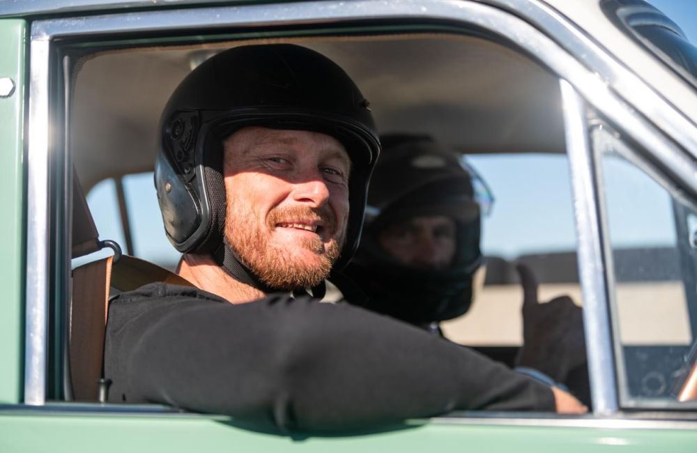 Luke & Geoff lining up at DECA
