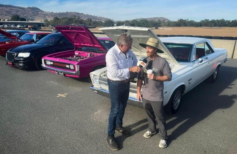 Bill being interviewed at DECCA